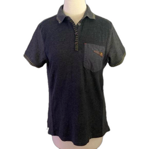 McDonald’s Employee Polo Top by Timeless Elements Front Pocket Gray Women’s S-R